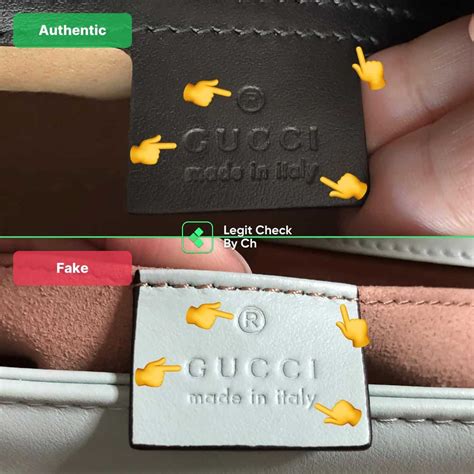 how to spot a real gucci bag|gucci purse real.